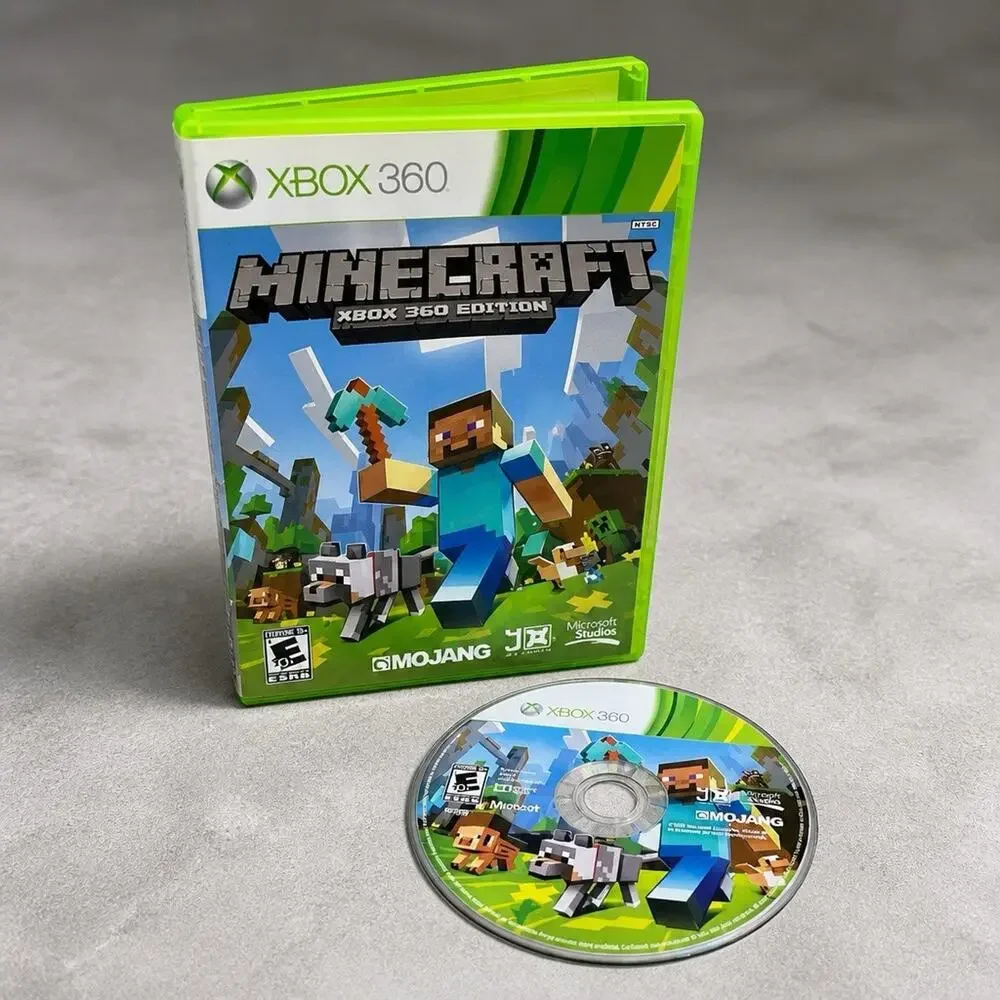 Microsoft Xbox 360 Minecraft Tested See Working No Manual